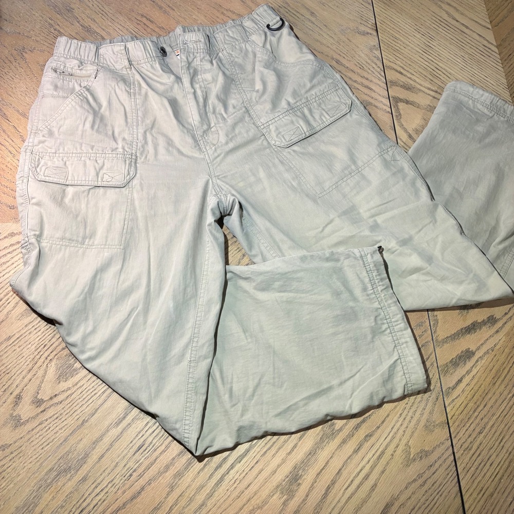 Outer Rim Adventurewear Mens Khaki Cargo Pants Mesh Lined Hiking Tactical Large